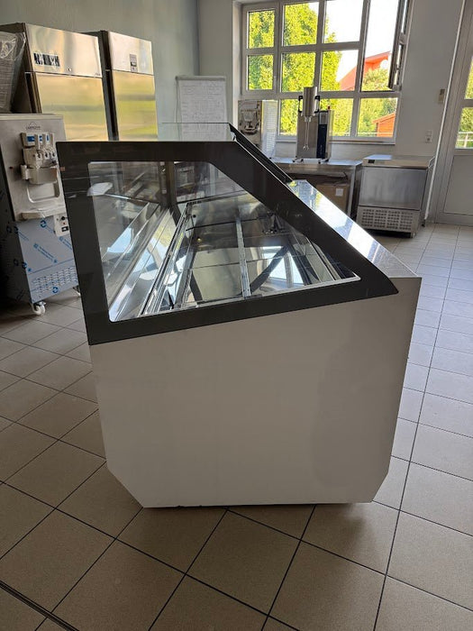 Gebrauchte ISA MILLENNIUM ST 220 Gelato PRO Eisvitrine – Top Zustand (B 220 x T 110 x H 135 cm) - krae - shop.com