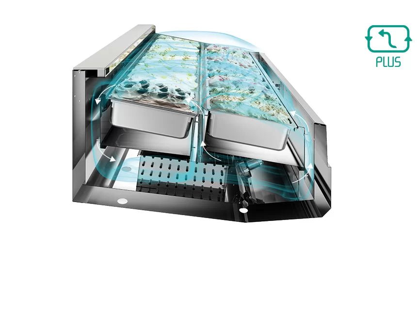 ISA Supercapri Gelato - Pastry Speiseeisvitrine - krae - shop.com