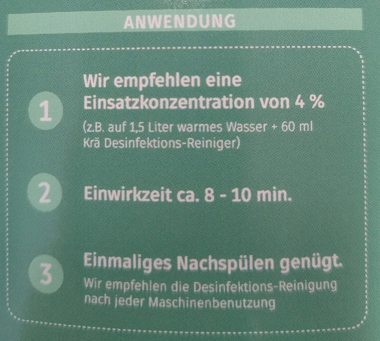 Krä Desinfektions - Reiniger - 1 Flasche 1L - krae - shop.com