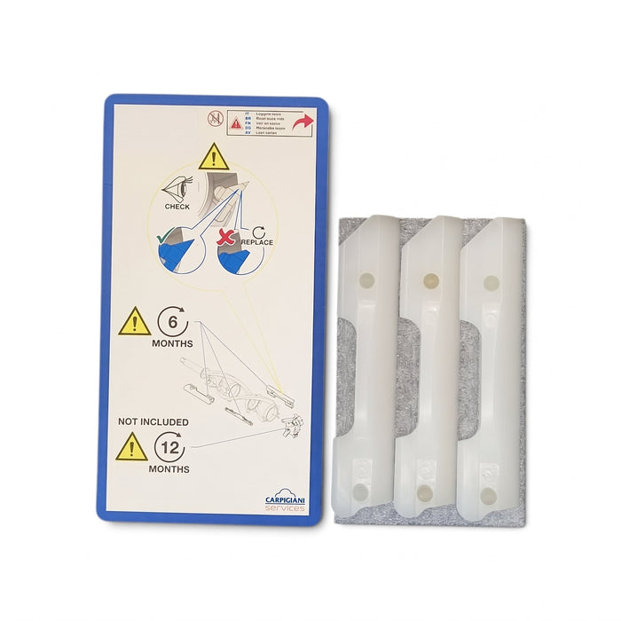 Agitatore raschietto SET 3 pezzi compl. con Gommino - krae-shop.com