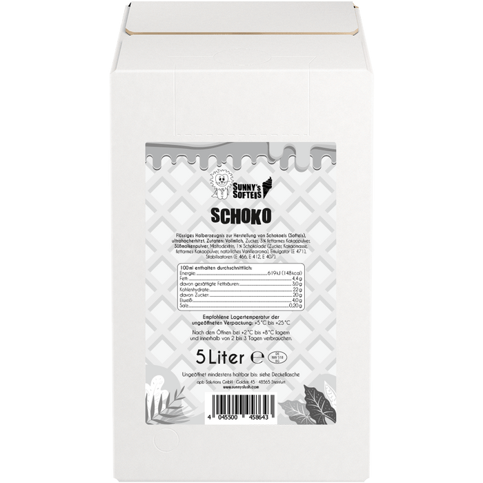 Sunny’s Softeis Flüssigmix Vanille & Schoko – Die einfache Formel zum perfekten Eisgenuss - krae - shop.com